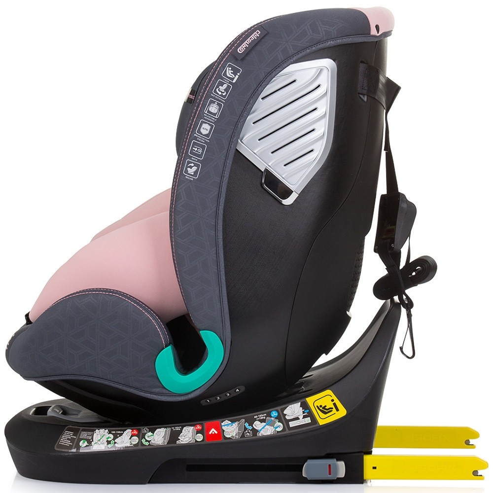 Scaun auto Chipolino Supreme cu sistem Isofix I-Size 40-150 cm flamingo - 8