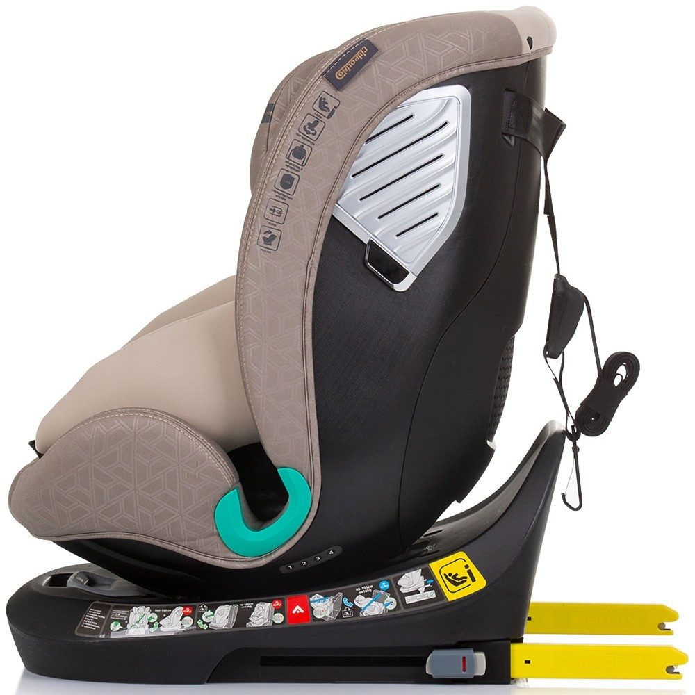 Scaun auto Chipolino Supreme cu sistem Isofix I-Size 40-150 cm macadamia - 8