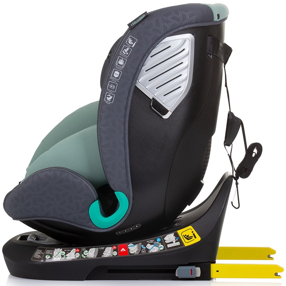 Scaun auto Chipolino Supreme cu sistem Isofix I-Size 40-150 cm pastel green - 4