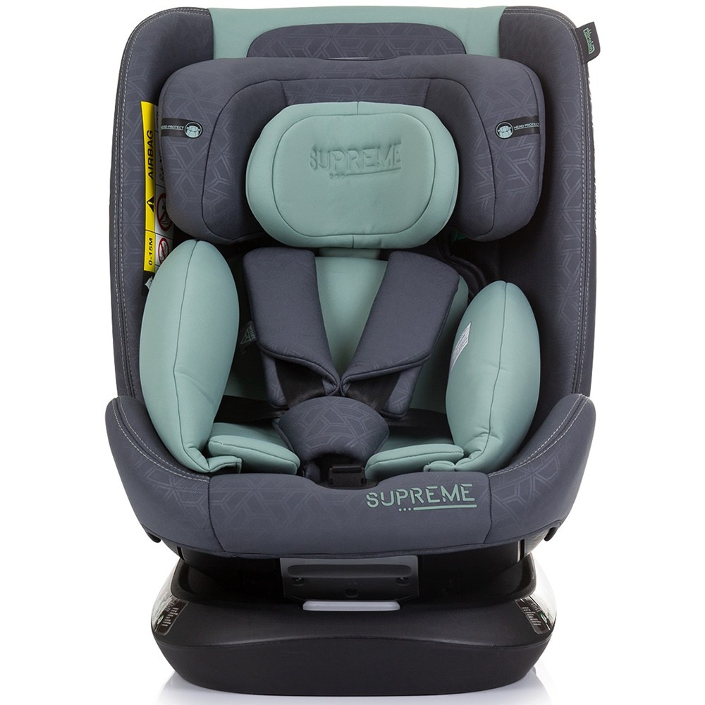 Scaun auto Chipolino Supreme cu sistem Isofix I-Size 40-150 cm pastel green - 6