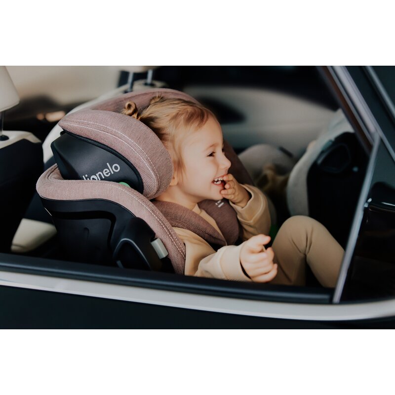 Scaun auto Lionelo Harmony i-Size rotire 360 grade 0-36 kg 40-150 cm cu isofix negru - 3