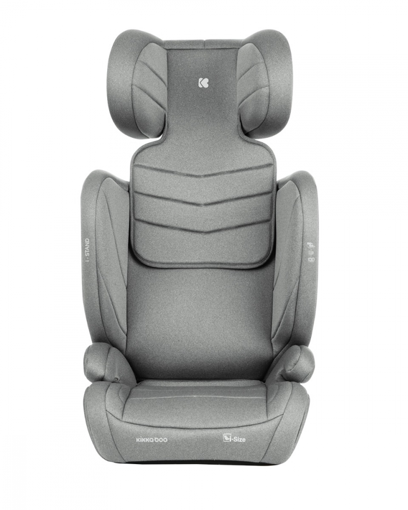 Scaun auto cu isofix KikkaBoo 100-150 cm i-Stand i-SIZE Light Grey - 2 | YEO