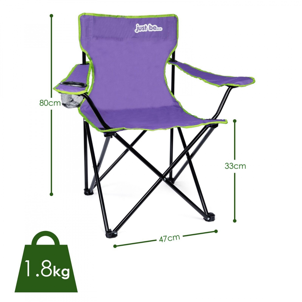 Scaun pentru camping violet verde - 1 | YEO