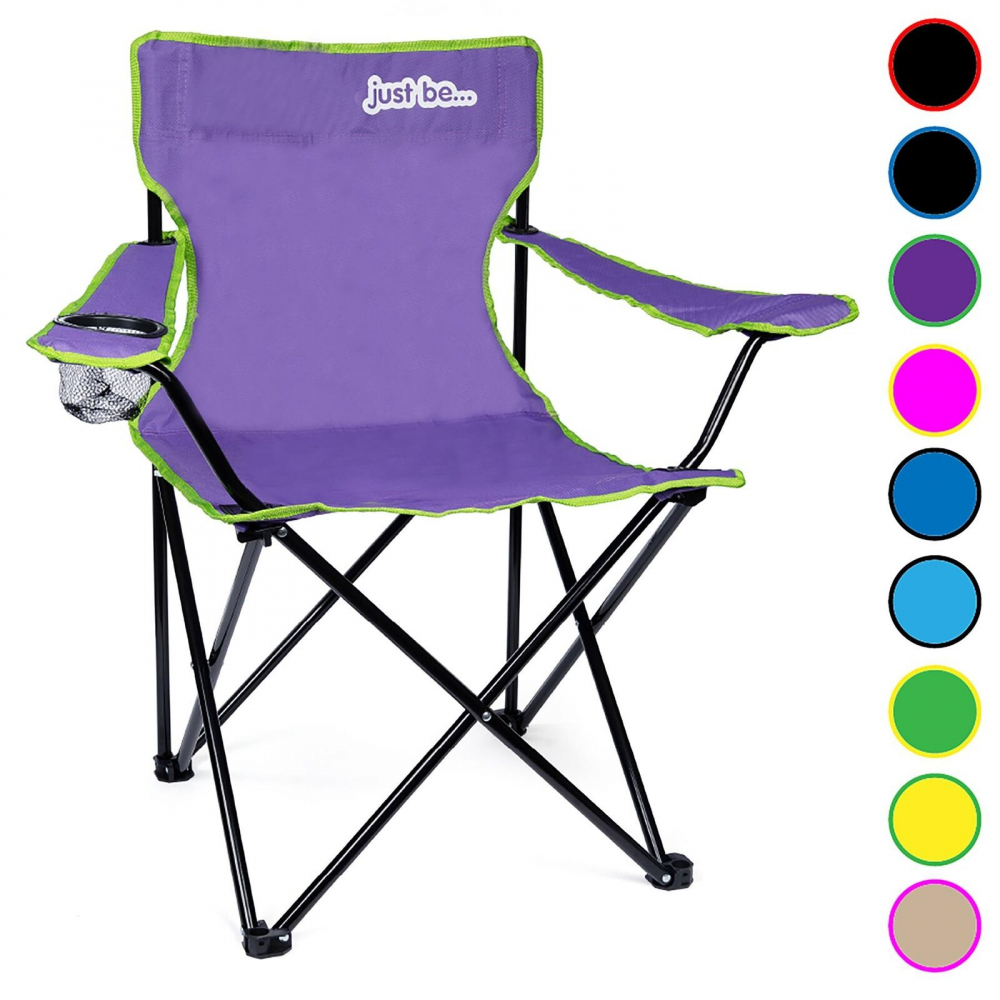 Scaun pentru camping violet verde - 4 | YEO