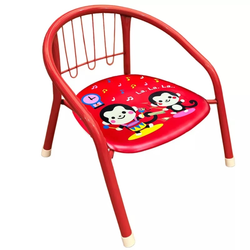 Scaunel din metal pentru copii Red Monkey - 2