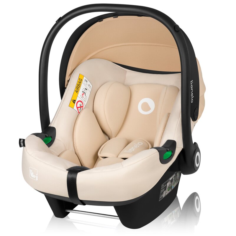 Scoica auto Lionelo i-Size Astrid include baza Isofix 0-13 kg bej - 4