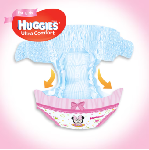 Scutece Huggies Ultra Comfort 3 fetite 5-9 kg 78 buc - 2 | YEO