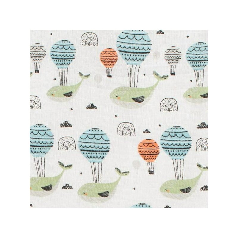 Set 3 scutece New Baby multifunctionale din bumbac 70x80 cm multicolor boy - 3