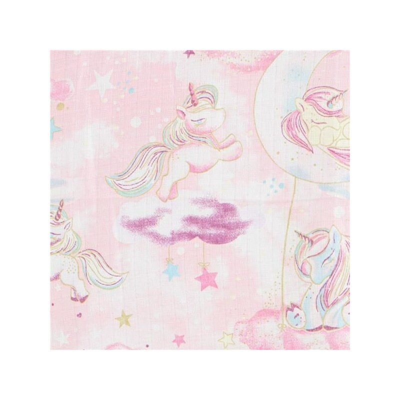 Set 3 scutece New Baby multifunctionale din bumbac 70x80 cm multicolor girl - 4