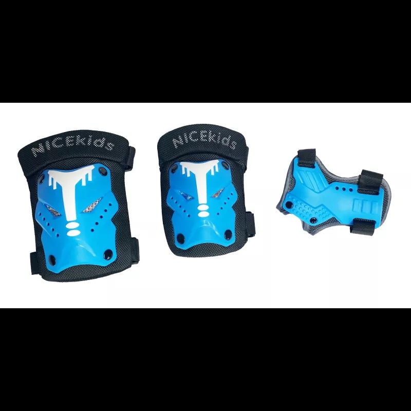 Set protectii pentru copii cotiere genunchiere si brate S M Blue - 3 | YEO