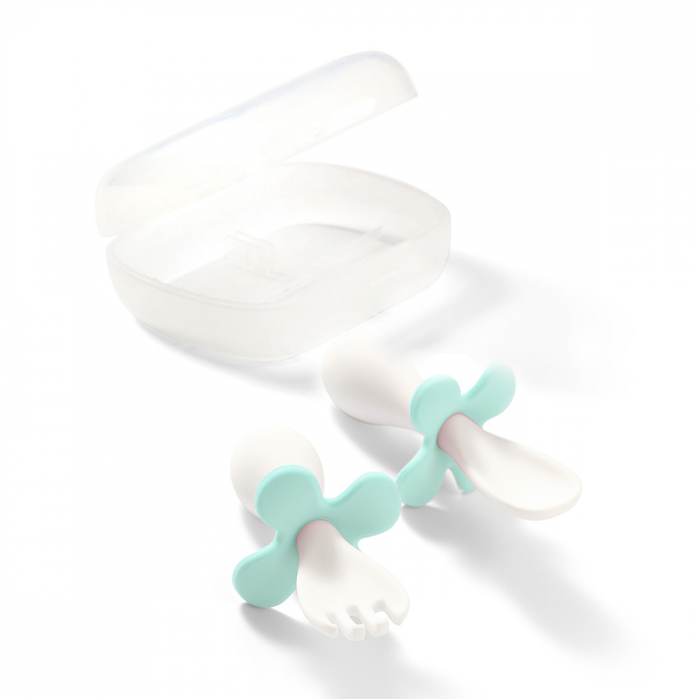 Set tacamuri ergonomice copii Babyono verde - 3 | YEO