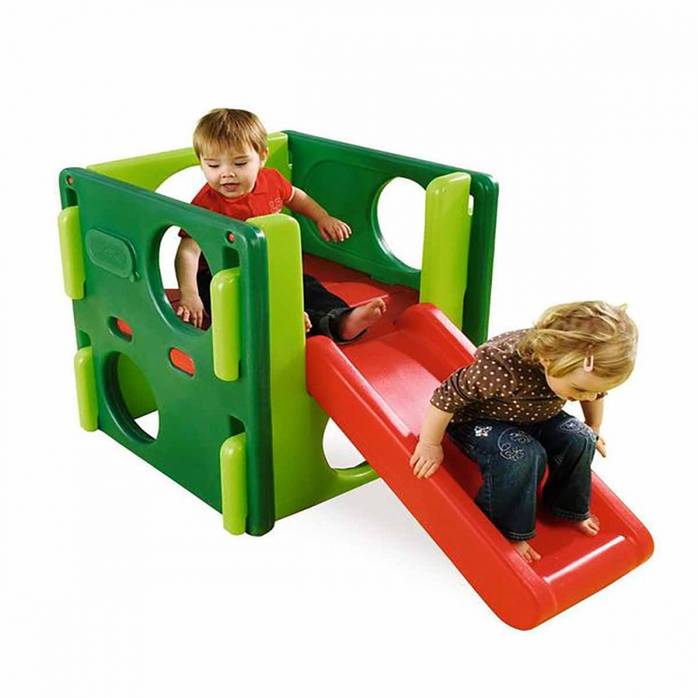 Spatiu de joaca Little Tikes junior cu tobogan verde - 3 | YEO