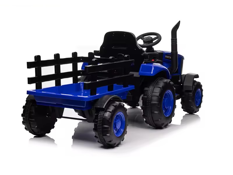 Tractor electric 12V cu remorca Nichiduta Track Blue