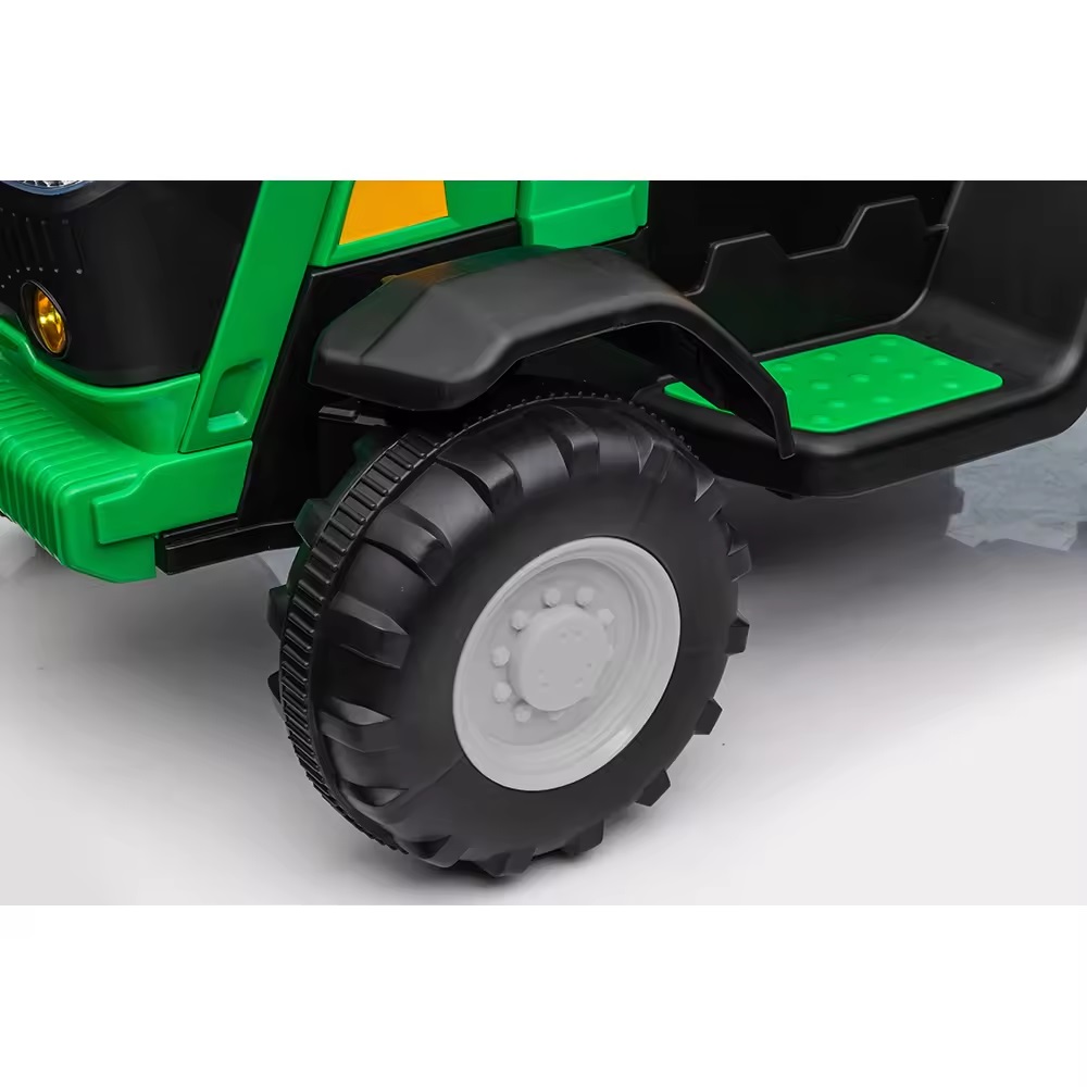 Tractor electric 12V cu remorca Nichiduta Track Green - 4