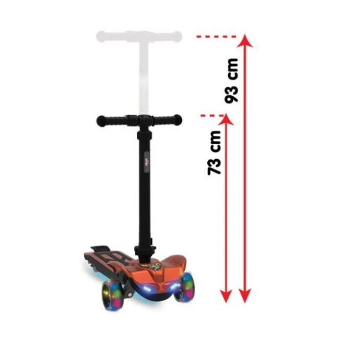 Trotineta electrica cu faruri,baza cu lumini LED,3 nivele de reglare a vitezei,inaltime reglabila,bluetooth si incarcator Pilsan Cobra