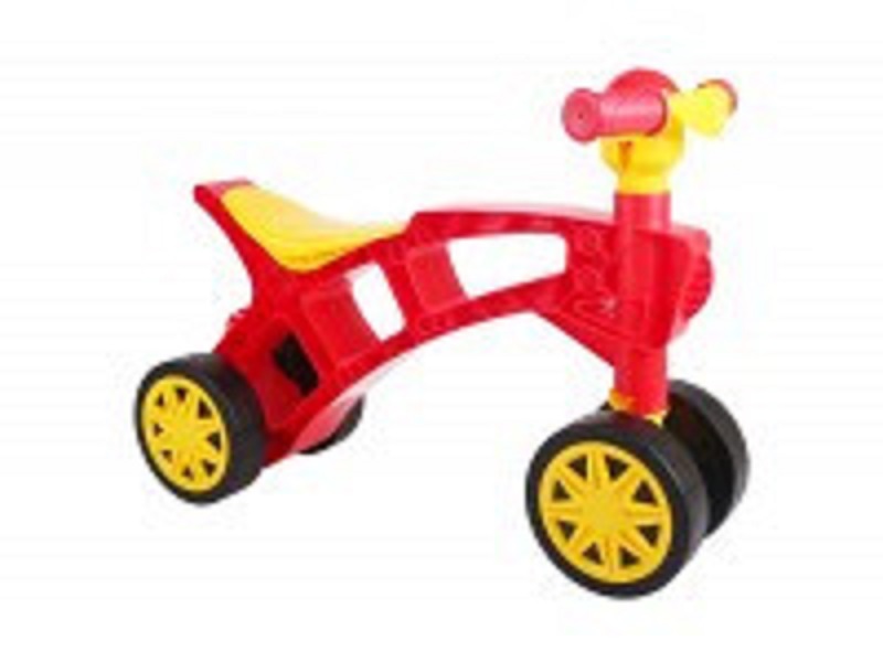 Vehicul de echilibru fara pedale cu 4 roti Minibike Red