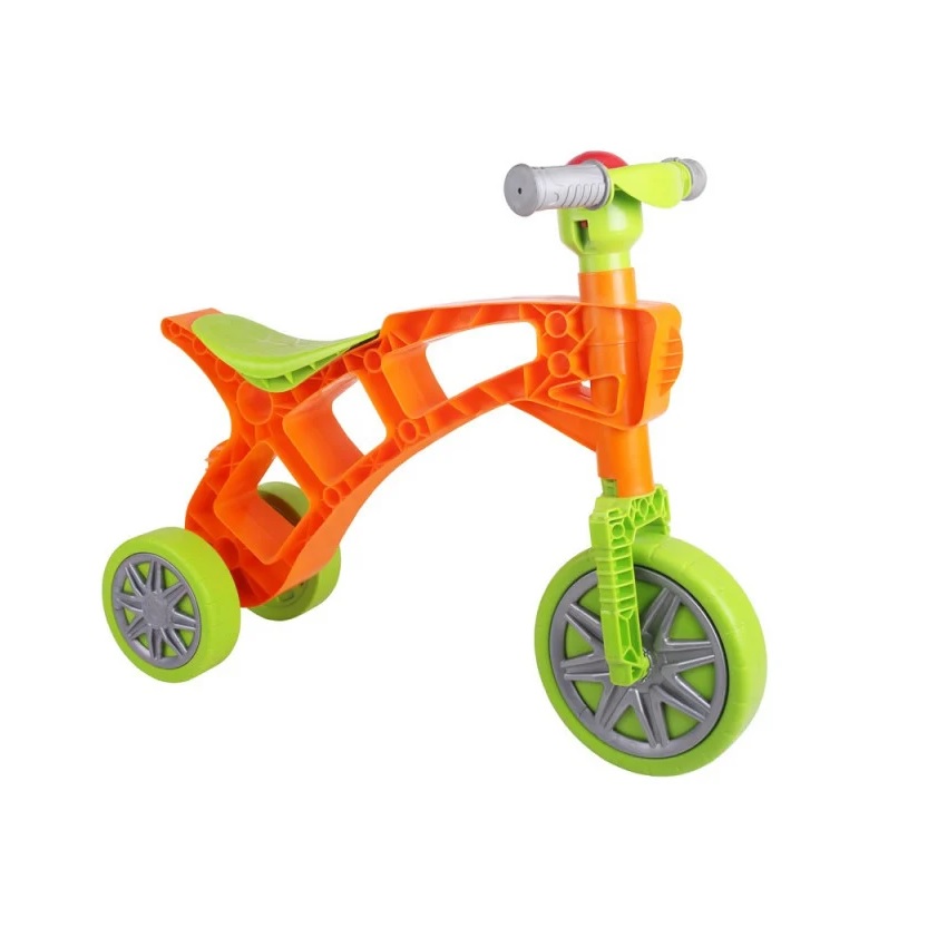 Vehicul de echilibru fara pedale cu trei roti Minibike Orange