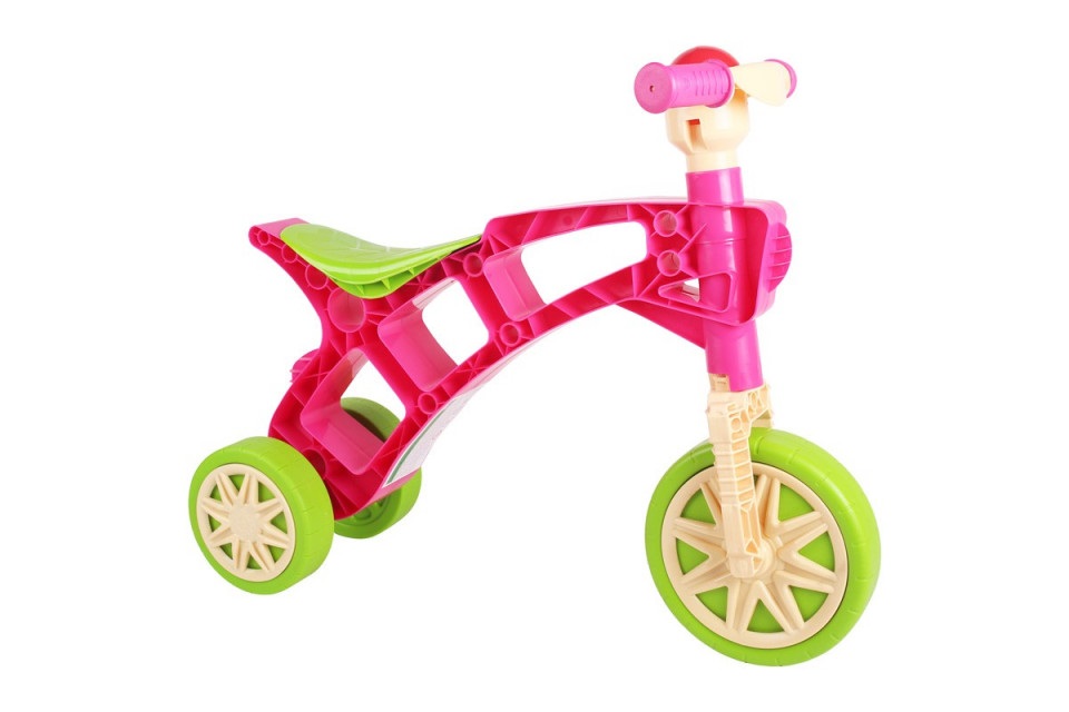 Vehicul de echilibru fara pedale cu trei roti Minibike Pink