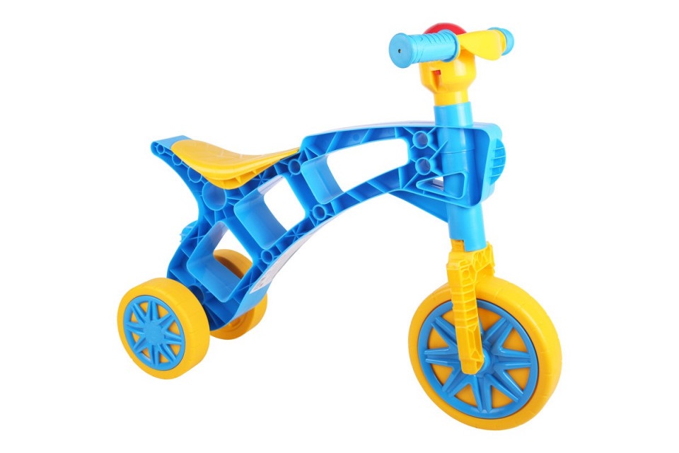 Vehicul de echilibru fara pedale cu trei roti Minibike Blue - 2