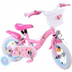 Bicicleta pentru copii Volare Disney Princess fete 12 inch roz cu doua frane de mana