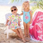 Costum baie Flamingo Drool marime 110