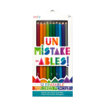 Creioane colorate care se sterg Un-Mistake-Ables! set de 12