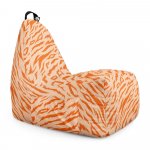 Fotoliu puf Bean Bag tip chill L tigre orange