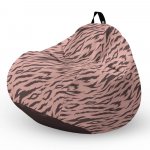 Fotoliu puf Bean Bag tip para L tigre soft pink