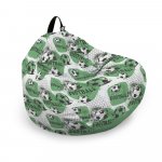 Husa fotoliu Puf Bean Bag tip Para XL fara umplutura fotbal