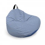 Husa fotoliu Puf Bean Bag tip Para XL fara umplutura Scandinavian blue