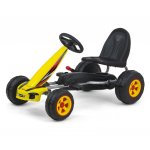 Kart cu pedale robust +3 ani Viper yellow