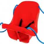 Leagan din plastic cu spatar 48 x 38 cm Red