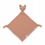 Paturica somn si joaca din bumbac organic 25x25 cm Hauck Fox Cork