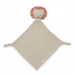 Paturica somn si joaca din bumbac organic 25x25 cm Hauck Lion Beige