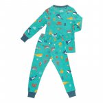 Pijama 100% bumbac organic Under the Sea 4-5 ani