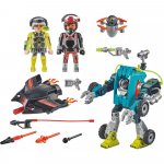 Set figurine Playmobil Robot versus planor