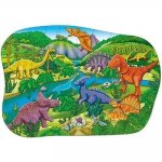 Puzzle de podea Big Dinosaurs 50 piese