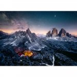 Puzzle Ravensburger Three Peaks Dolomiti 1000 piese design nou