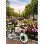 Puzzle Ravensburger bicicleta in Amsterdam 1000 piese