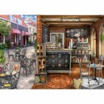 Puzzle Ravensburger cafenea pitoreasca 1000 piese design nou