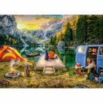 Puzzle Ravensburger camping 1000 piese design nou