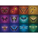 Puzzle Ravensburger insecte cu aripi 1000 piese design nou