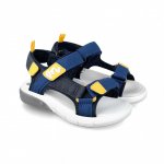 Sandale cu velcro pentru copii Garvalin azul marime 30