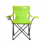 Scaun pentru camping verde deschis galben