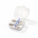 Set tacamuri ergonomice copii Babyono albastru deschis