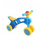 Vehicul de echilibru fara pedale cu 4 roti Minibike Blue