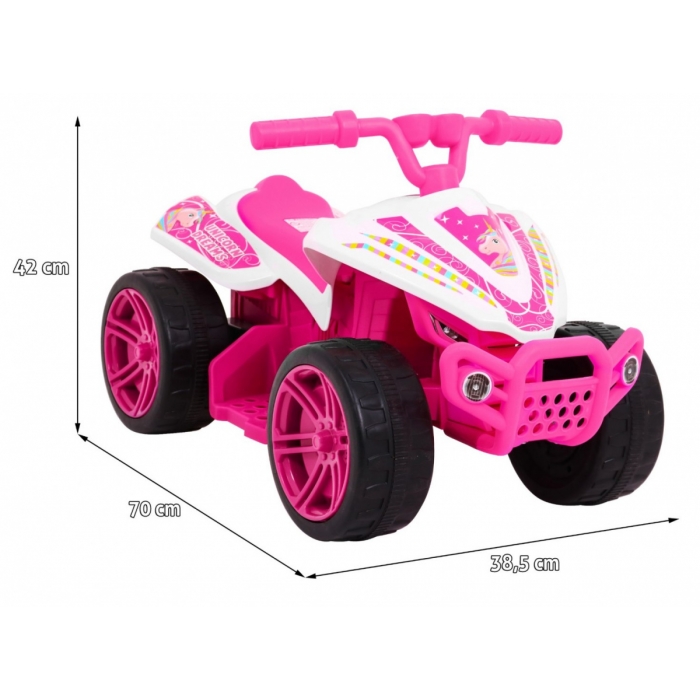 Atv electric Little Monster TR1805 70x38.5x42 cm roz - 3