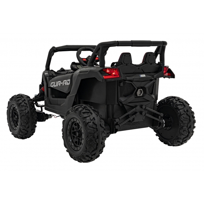 Atv electric cu telecomanda 4 x 4 Buggy Defend 106x75x59 cm negru - 2 | YEO