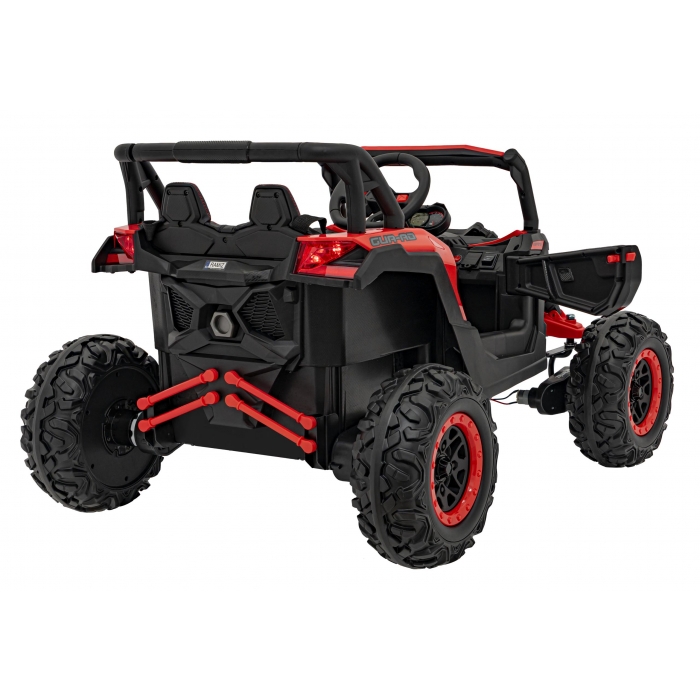 Atv electric cu telecomanda 4 x 4 Buggy Defend 106x75x59 cm rosu - 4