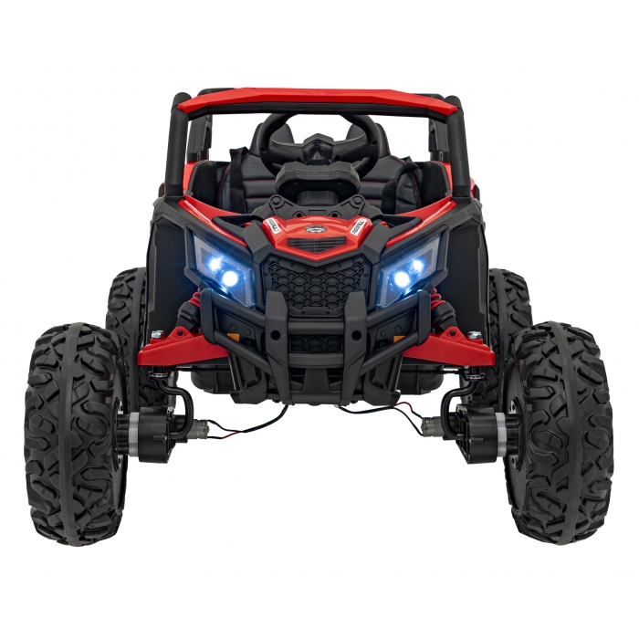 Atv electric cu telecomanda 4 x 4 Buggy Defend 106x75x59 cm rosu - 6